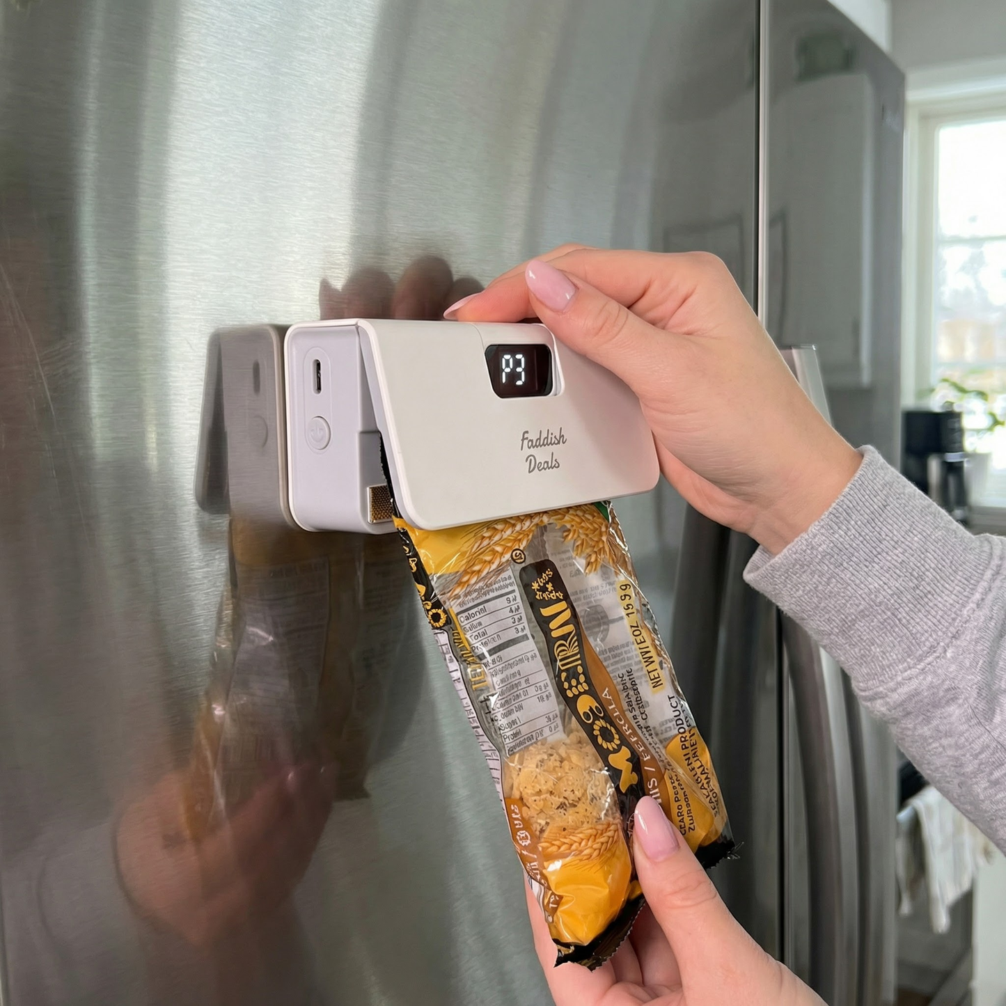 ScandiSeal - Magnetisk Påsförslutare för Kylskåp