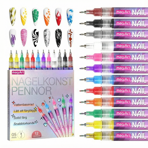 Nagelkonstset i 12 Färger